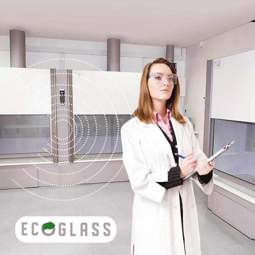Ecoglass : Fermeture automatique de sorbonne de laboratoire après détection d’inactivité
