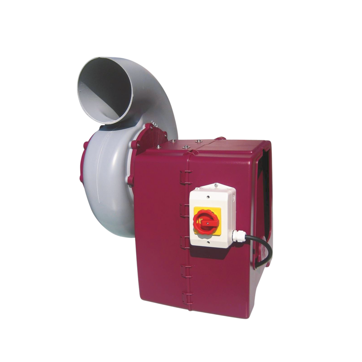 Construite en polypropylène et englobant le moteur permet le montage à l’extérieur des ventilateurs de la série Seat et STORM. Anticorrosion et résistant aux intempéries Tailles 125 à 250 en couleur bordeaux Taille 315 en couleur gris Disponible en version ATEX.